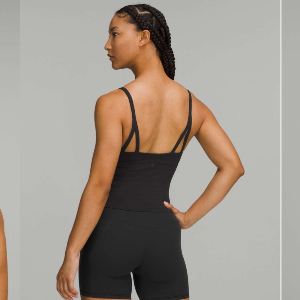 Lululemon Strappy Tank Top with Built In Bra- Size 8